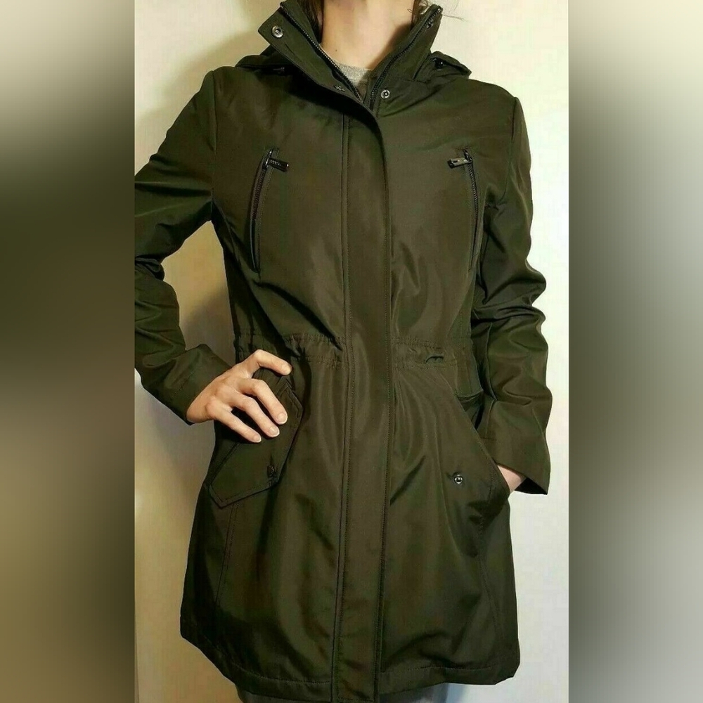 Kenneth Cole Reaction Olive Green Utility Jacket